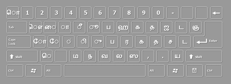 bamini tamil font install